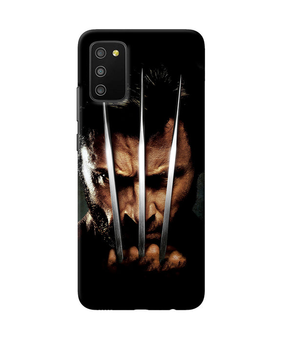 Wolverine poster Samsung M02s/A03s Back Cover