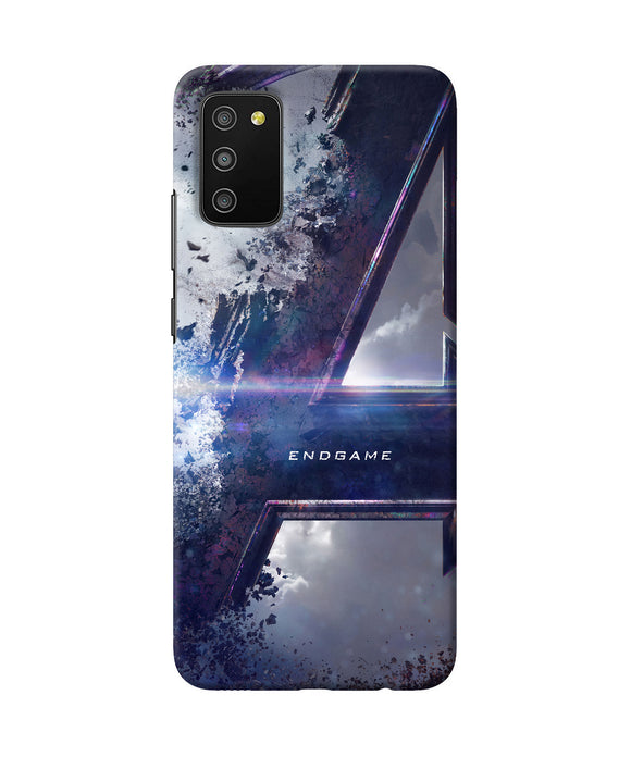 Avengers end game poster Samsung M02s/A03s Back Cover