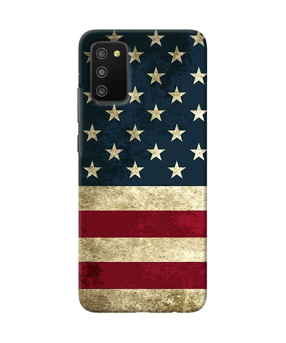 Vintage US flag Samsung M02s/A03s Back Cover