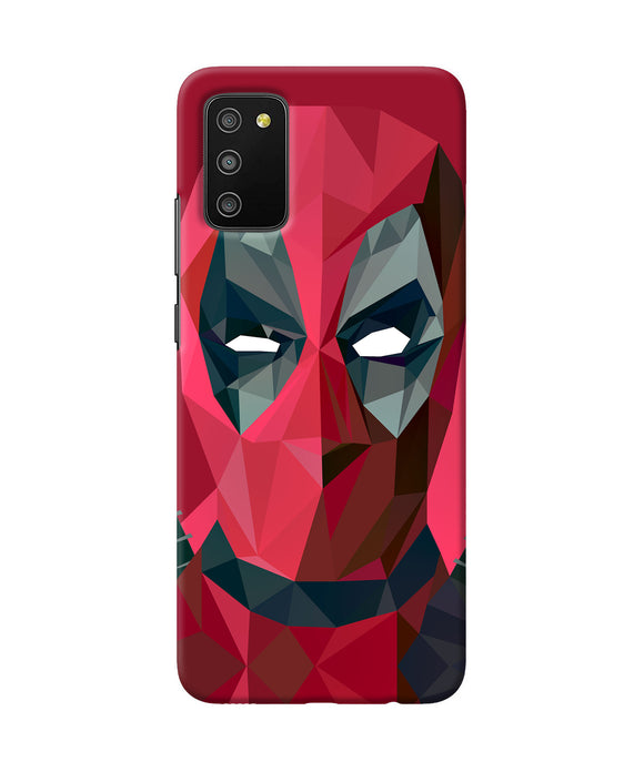 Abstract deadpool full mask Samsung M02s/A03s Back Cover