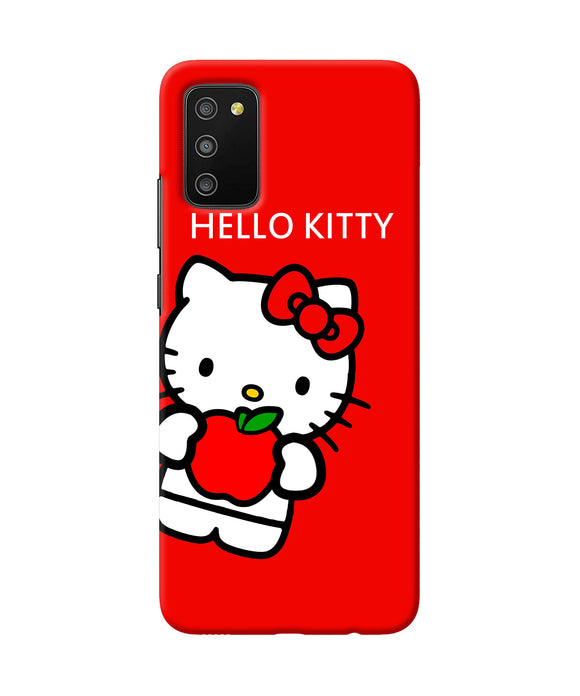 Hello kitty red Samsung M02s/A03s Back Cover