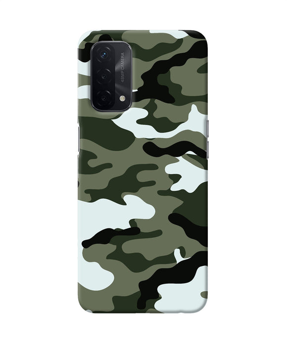 Camouflage Oppo A74 5G Back Cover
