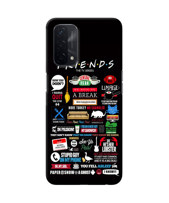 FRIENDS Oppo A74 5G Back Cover