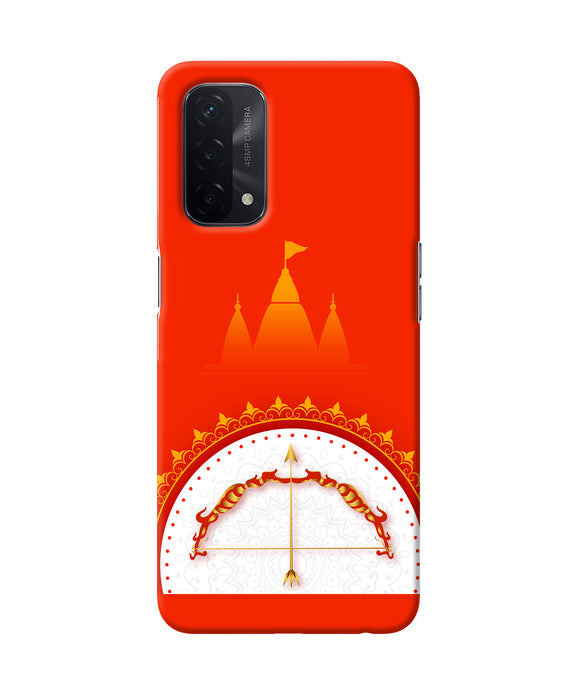 Ram Mandir Bow Arrow Oppo A74 5G Back Cover