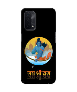 Black Jay Shree Ram Oppo A74 5G Back Cover