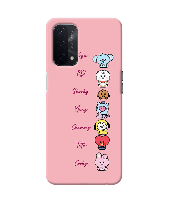 BTS names Oppo A74 5G Back Cover