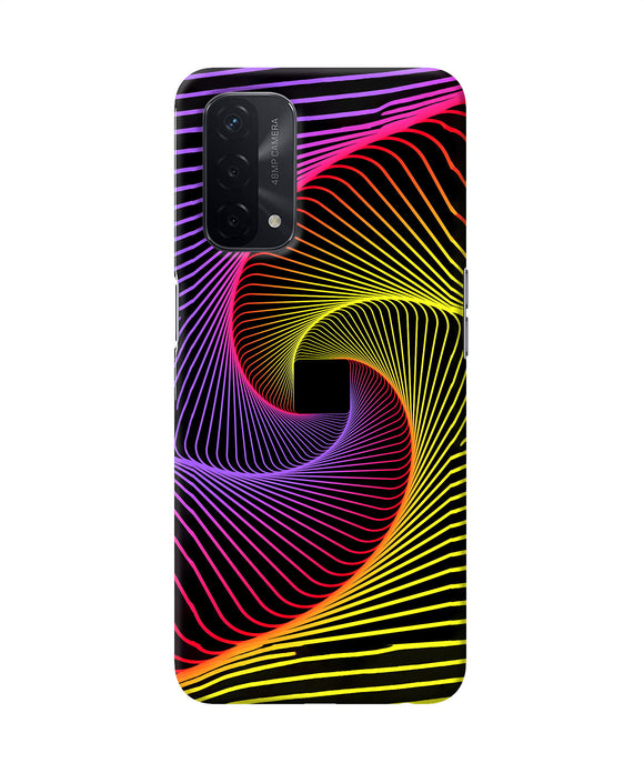 Colorful Strings Oppo A74 5G Back Cover