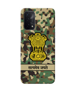 Satyamev Jayate Army Oppo A74 5G Back Cover