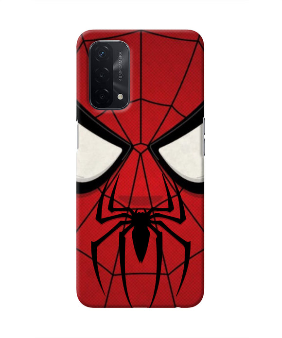 Spiderman Face Oppo A74 5G Real 4D Back Cover