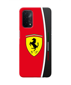 Ferrari Abstract Oppo A74 5G Real 4D Back Cover