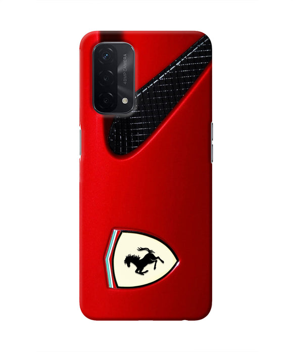 Ferrari Hood Oppo A74 5G Real 4D Back Cover