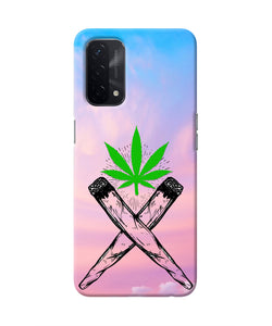 Weed Dreamy Oppo A74 5G Real 4D Back Cover