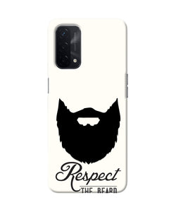 Respect the Beard Oppo A74 5G Real 4D Back Cover