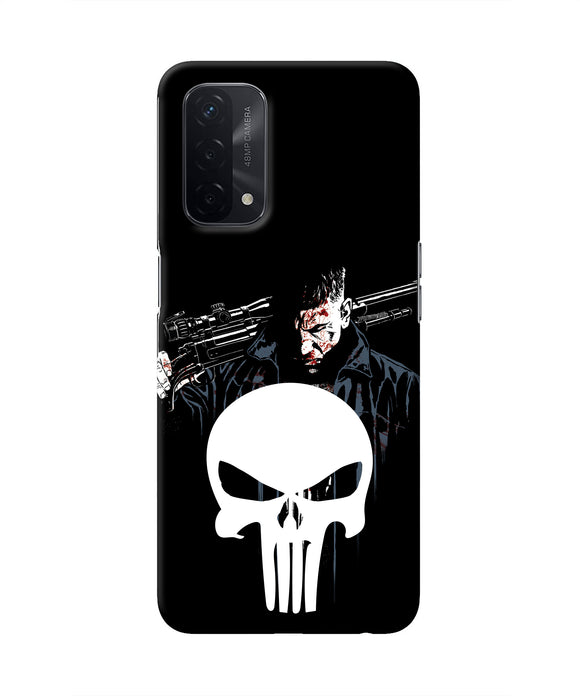 Punisher Character Oppo A74 5G Real 4D Back Cover