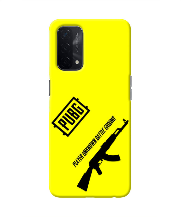 PUBG AKM Gun Oppo A74 5G Real 4D Back Cover