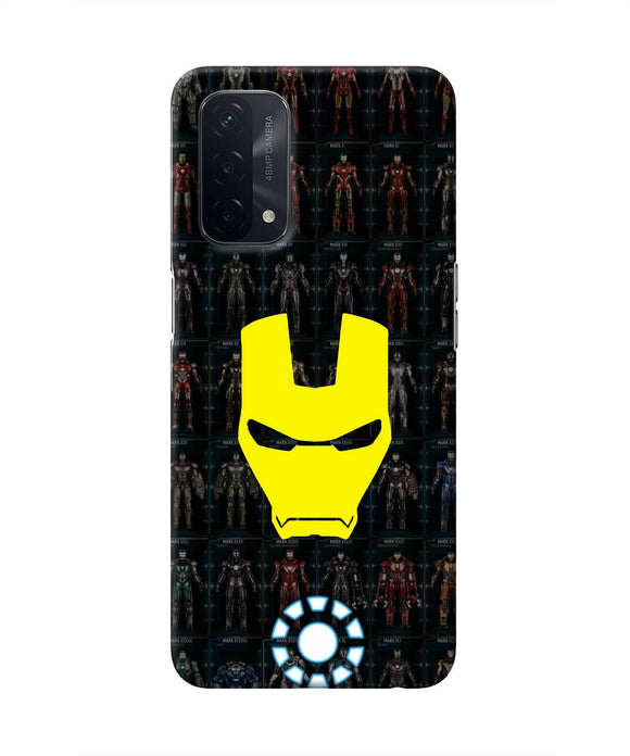 Iron Man Suit Oppo A74 5G Real 4D Back Cover