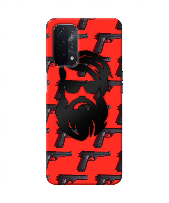 Rocky Bhai Beard Look Oppo A74 5G Real 4D Back Cover