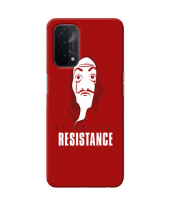 Money Heist Resistance Quote Oppo A74 5G Back Cover