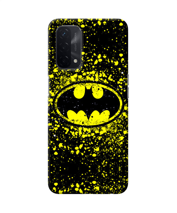 Batman last knight print yellow Oppo A74 5G Back Cover