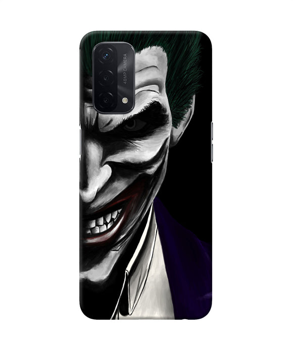 The joker black Oppo A74 5G Back Cover