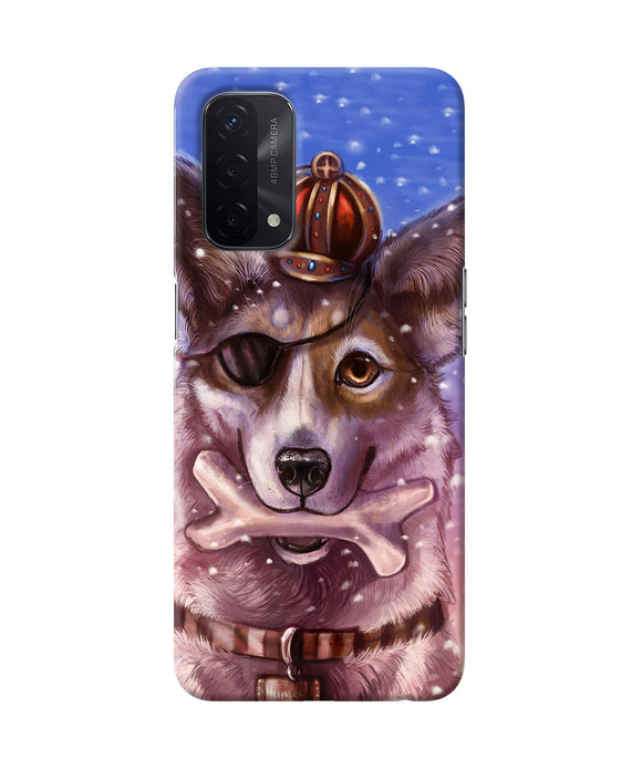 Pirate wolf Oppo A74 5G Back Cover