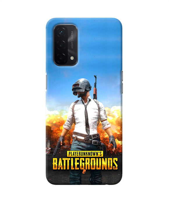 Pubg poster Oppo A74 5G Back Cover