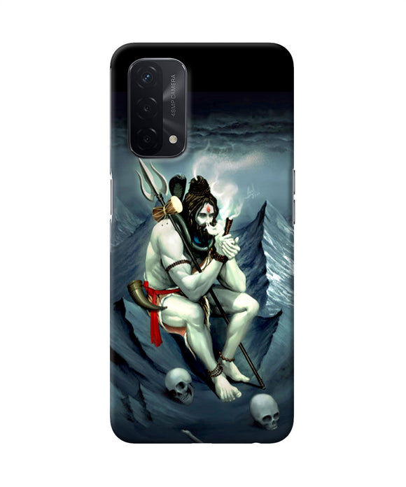 Lord shiva chillum Oppo A74 5G Back Cover