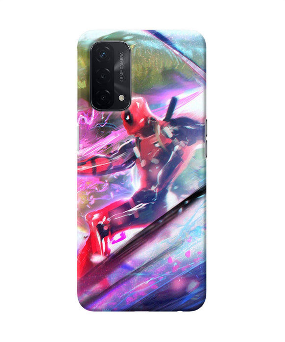 Deadpool super hero Oppo A74 5G Back Cover