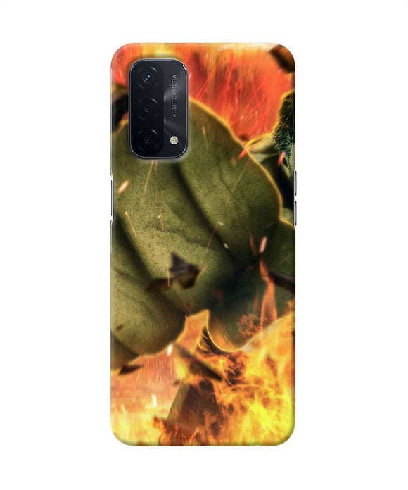 Hulk smash Oppo A74 5G Back Cover