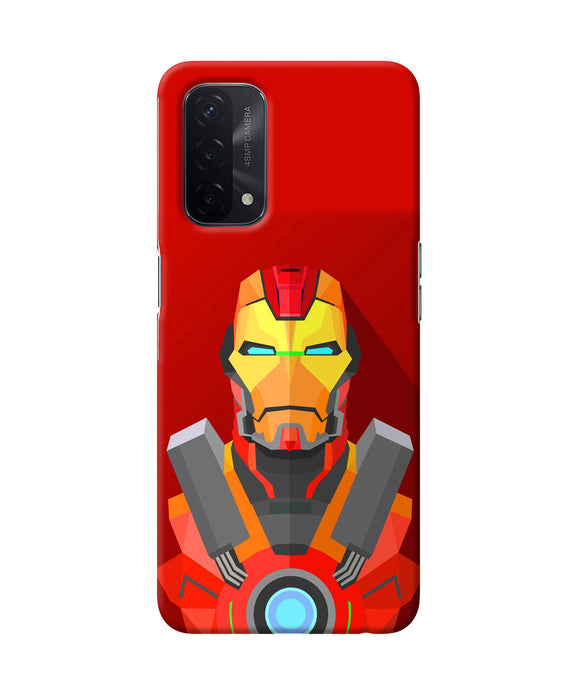 Ironman print Oppo A74 5G Back Cover