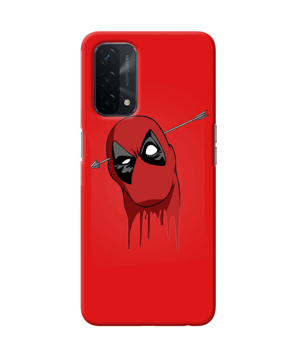 Funny deadpool Oppo A74 5G Back Cover