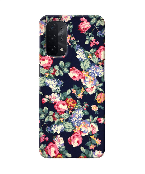 Natural flower print Oppo A74 5G Back Cover