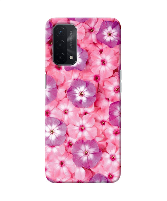 Natural pink flower Oppo A74 5G Back Cover