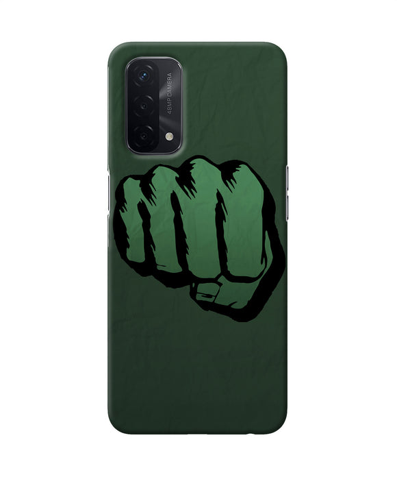 Hulk smash logo Oppo A74 5G Back Cover