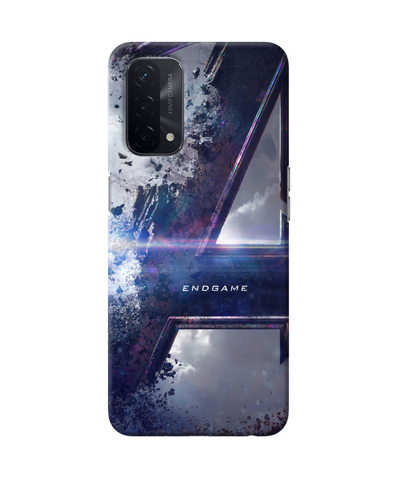 Avengers end game poster Oppo A74 5G Back Cover