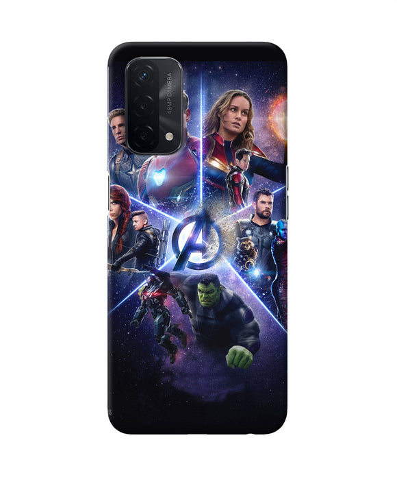 Avengers super hero poster Oppo A74 5G Back Cover