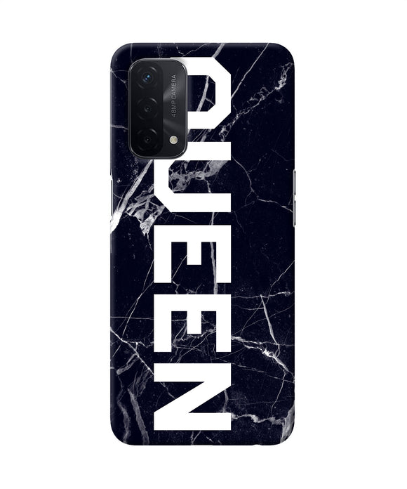 Queen marble text Oppo A74 5G Back Cover