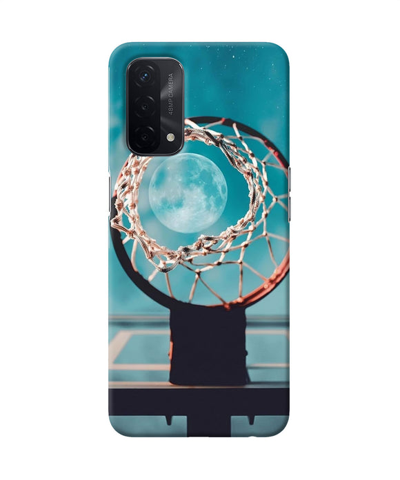 Basket ball moon Oppo A74 5G Back Cover