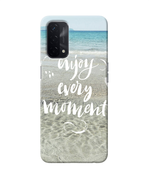 Enjoy every moment sea Oppo A74 5G Back Cover