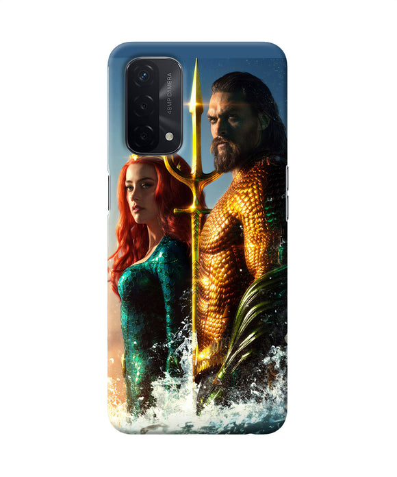 Aquaman couple Oppo A74 5G Back Cover