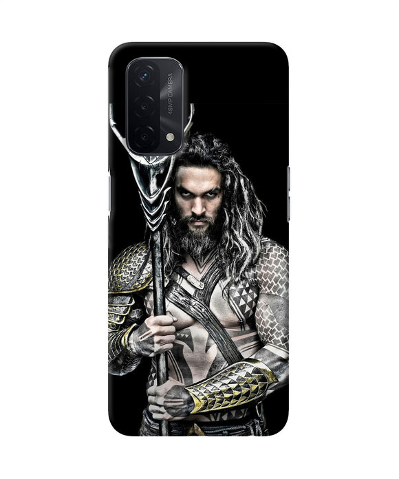 Aquaman trident black Oppo A74 5G Back Cover