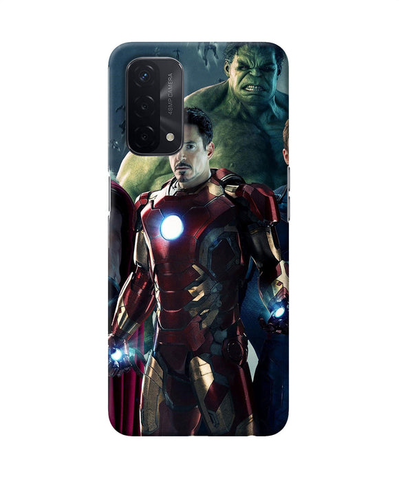 Ironman hulk space Oppo A74 5G Back Cover