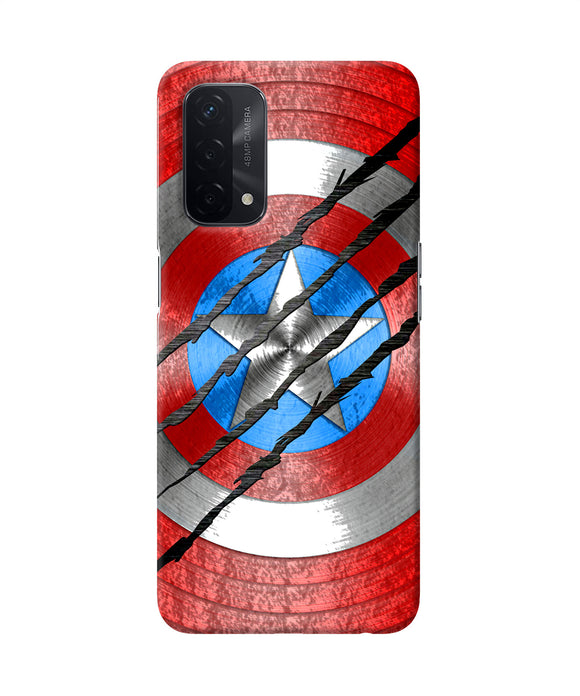 Scratch on shield Oppo A74 5G Back Cover