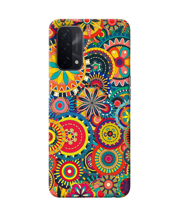 Colorful circle pattern Oppo A74 5G Back Cover