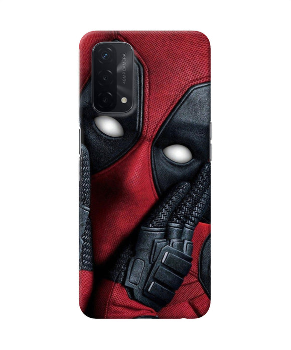 Thinking deadpool Oppo A74 5G Back Cover