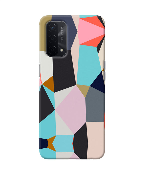 Abstract colorful shapes Oppo A74 5G Back Cover
