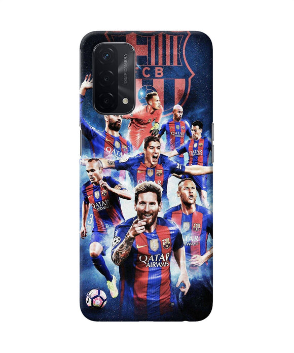 Messi FCB team Oppo A74 5G Back Cover