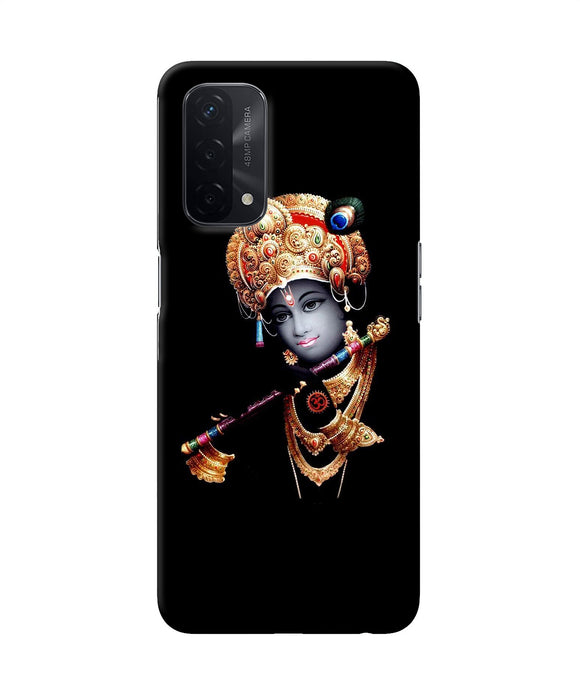 Lord krishna with fluet Oppo A74 5G Back Cover