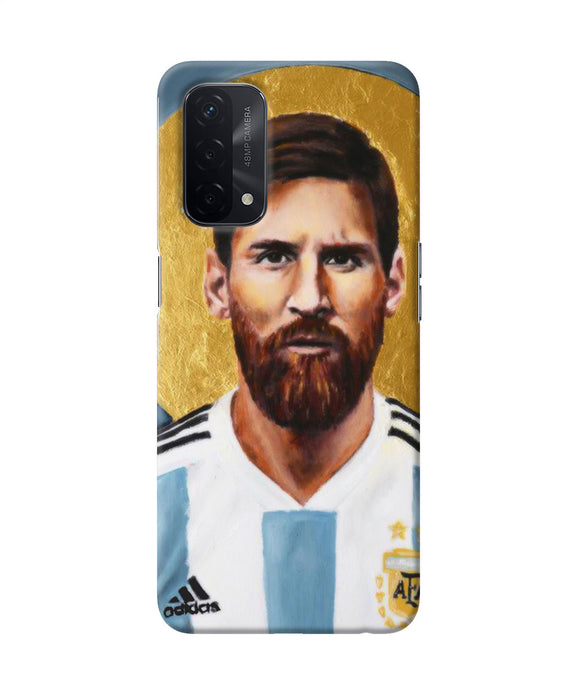 Messi face Oppo A74 5G Back Cover