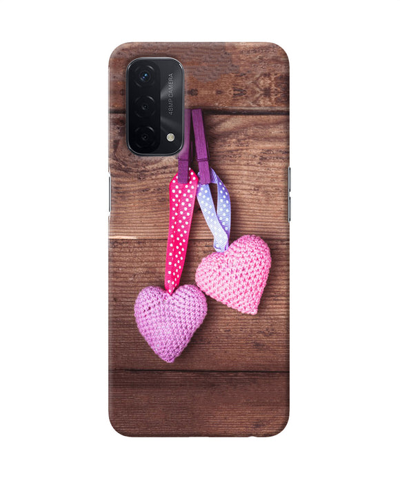 Two gift hearts Oppo A74 5G Back Cover